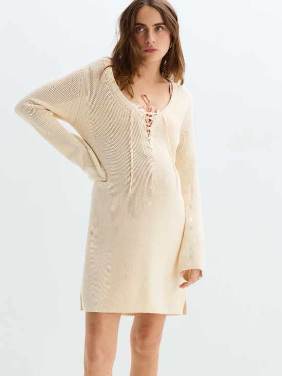 Hatch Dresses & Skirts - EUC Hatch Daria Getaway Mini Dress 👗 in Island Pearl - Large